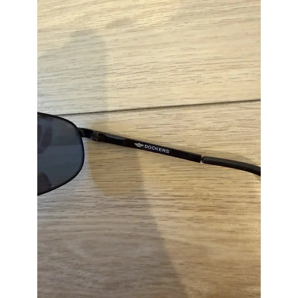 MENS DOCKERS NEW POLARIZED BLACK SUNGLASSES